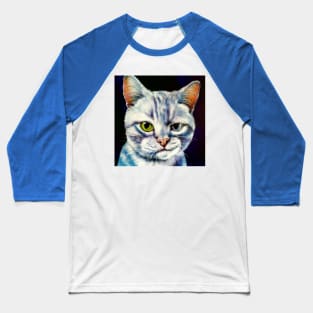 Smirky Cat Baseball T-Shirt